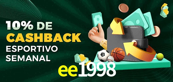 10% de bônus de cashback na ee1998